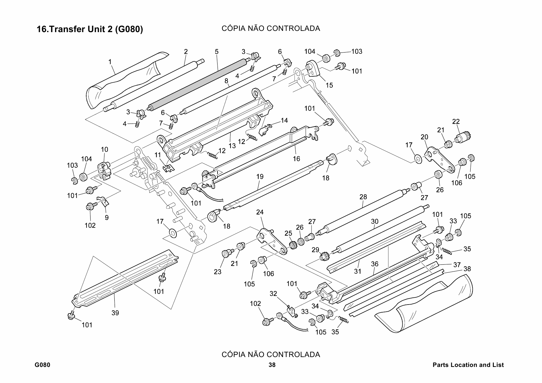 RICOH Aficio CL-7000 7000CMF G080 G367 Parts Catalog-5